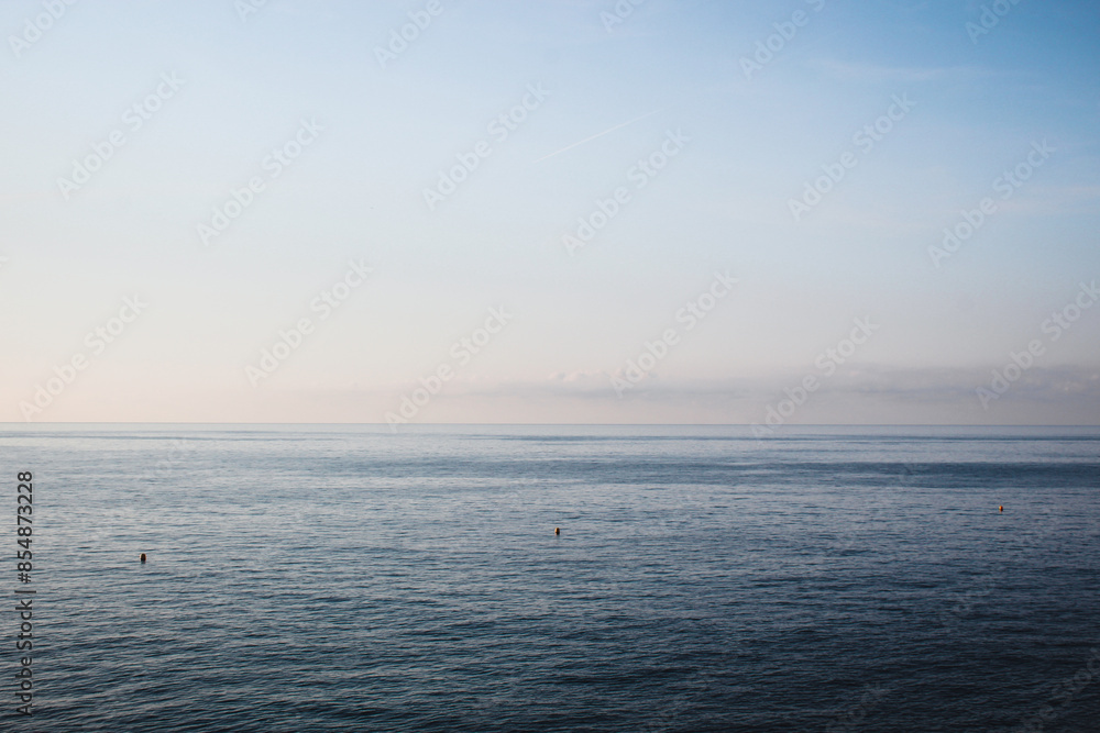 Beautiful view on the Mediterranean Sea. Monaco. Nature