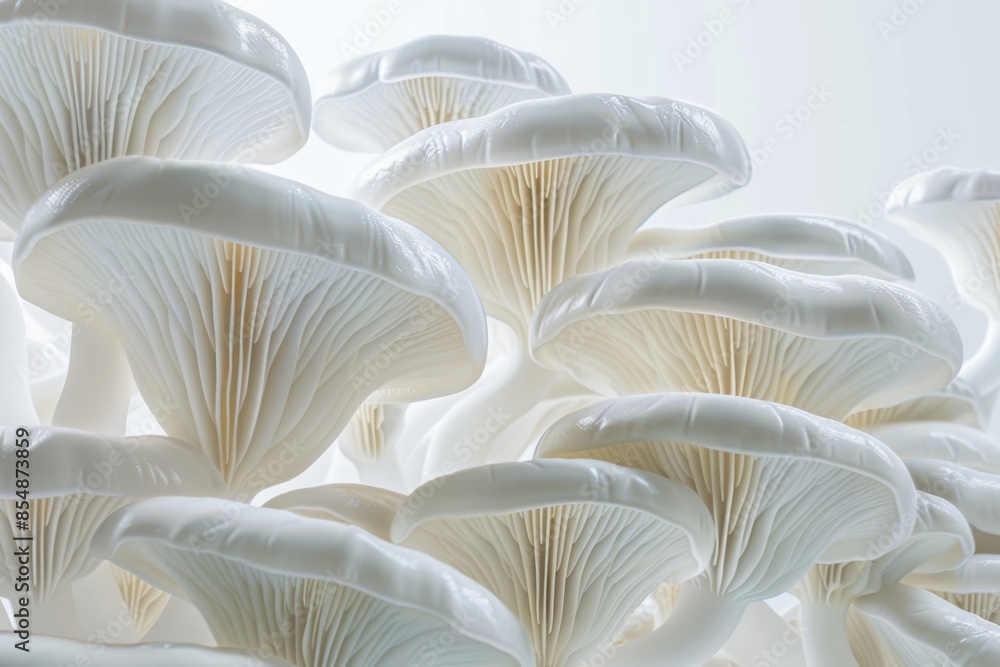 A dreamy illustration of white mushrooms arranged in a harmonious composition, evoking a sense of wonder and curiosity. The mushrooms seem to be dancing together, creating a mesmerizing scene. A dreamy illustration of white mushrooms arranged in a harmonious composition, evoking a sense of wonder and curiosity. The mushrooms seem to be dancing together, creating a mesmerizing scene.