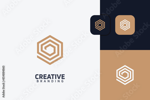 Hexagon Digital Multimedia Brand Logo