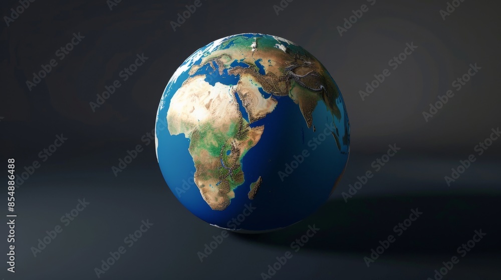 Studio shot of a globe with translucent layers showing population distribution patterns, ideal for educational presentations Studio shot of a globe with translucent layers showing population distribution patterns, ideal for educational presentations