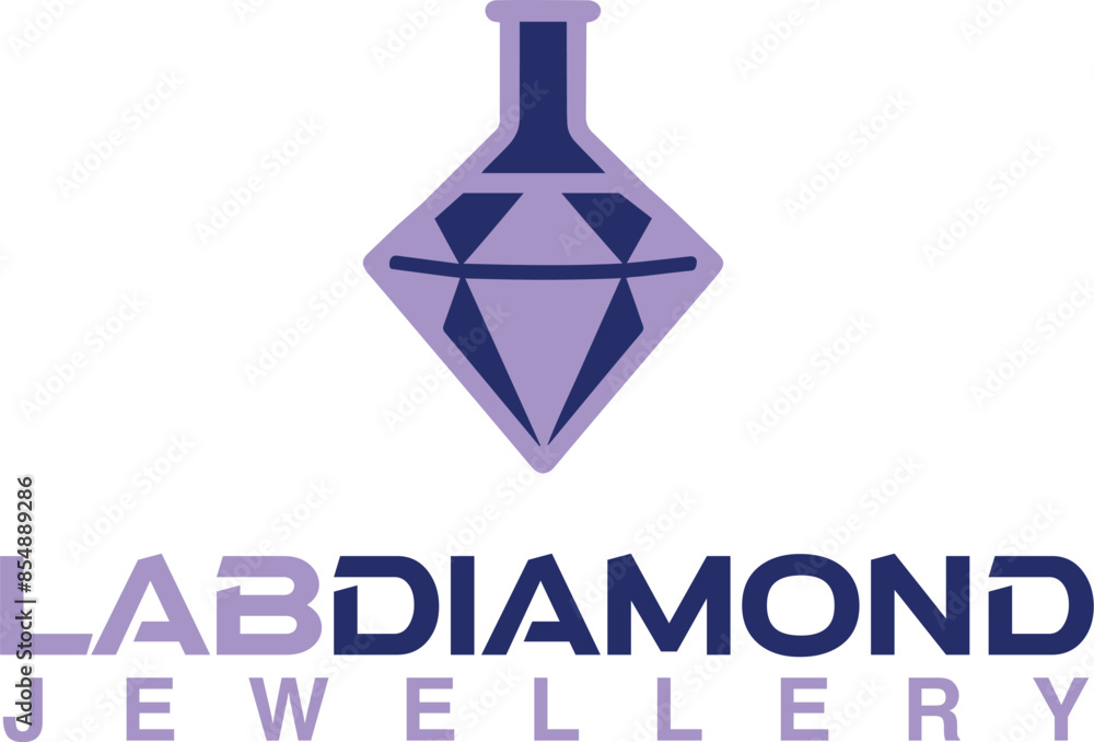 modern vector lab diamond jewellery logo modern vector lab diamond jewellery logo