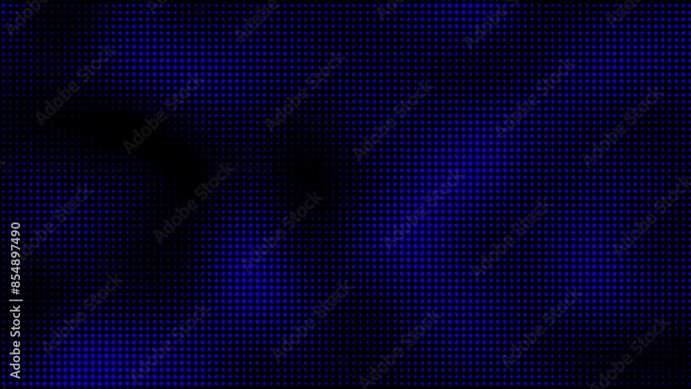 the blue Halftone. black dots. background animation the blue Halftone. black dots. background animation