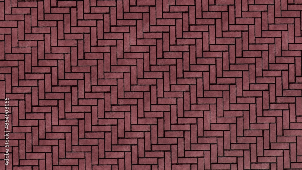 Pavement pattern diagonal red for outdoor floor and wall materials Pavement pattern diagonal red for outdoor floor and wall materials