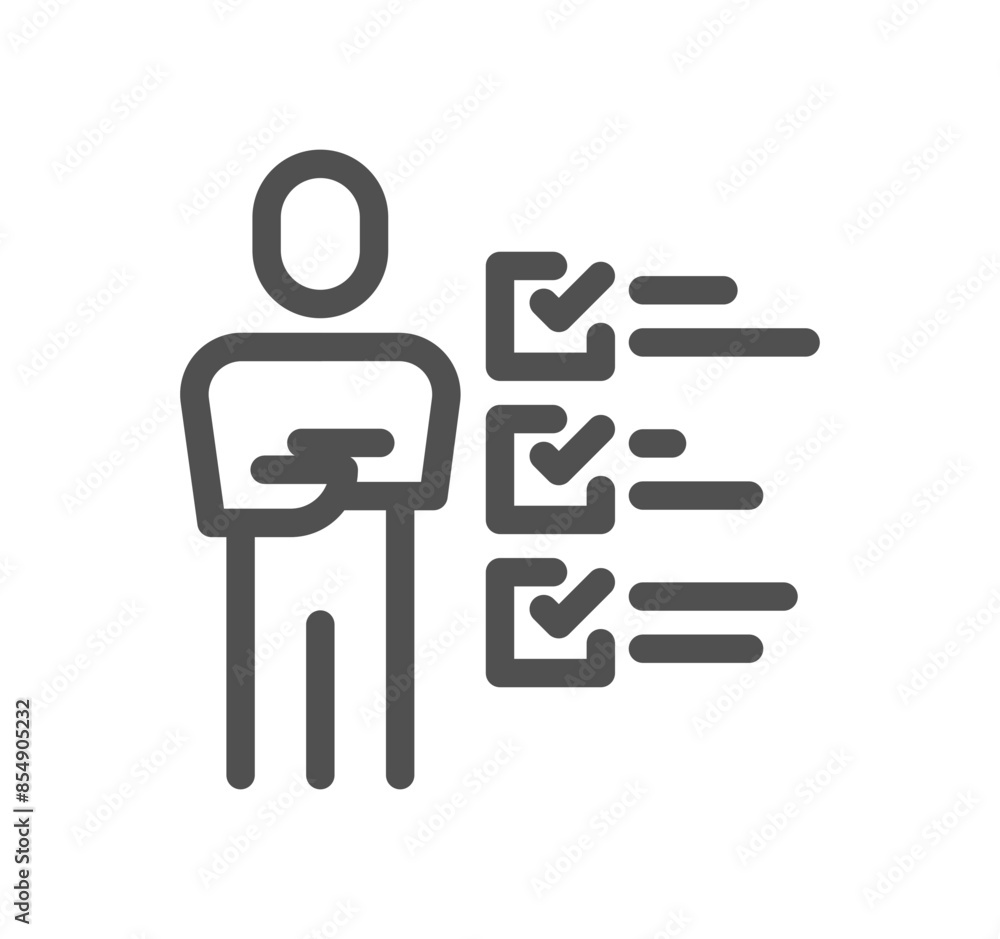 Approve related icon outline and linear vector.
Approve related icon outline and linear vector.