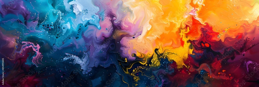 Otherworldly Cosmic Eruption Vibrant Abstract Artwork Capturing the Dynamic Energy and Ethereal Beauty of the Universe in Vivid Color Otherworldly Cosmic Eruption Vibrant Abstract Artwork Capturing the Dynamic Energy and Ethereal Beauty of the Universe in Vivid Color