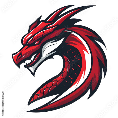 Wallpaper Mural Esports logo simple dragon, on transparent background Torontodigital.ca