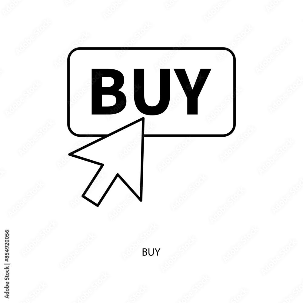 buy concept line icon. Simple element illustration. buy concept outline symbol design. buy concept line icon. Simple element illustration. buy concept outline symbol design.