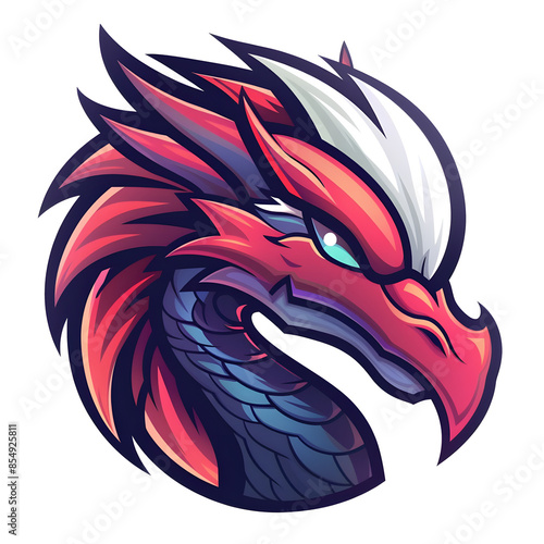 Wallpaper Mural Esports logo simple dragon, on transparent background Torontodigital.ca