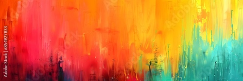 Vibrant Chromatic Odyssey An Immersive Abstract of Color Texture and Emotion