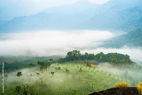 Kurishu Paara is a mountain located in Edivanna village around 15 km from Nilambur in Malappuram district of Kerala. A Cross and an Ohm symbol.