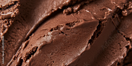 Wallpaper Mural Upscale espresso gelato, a closeup image of upscale espresso gelato, its rich brown color and creamy texture highlighted against a white background Torontodigital.ca