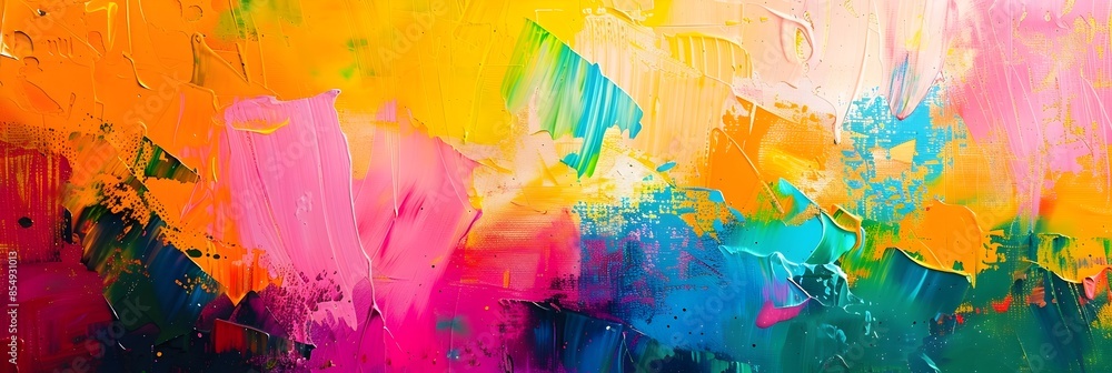Fototapeta premium Vibrant Expression of Color and Movement