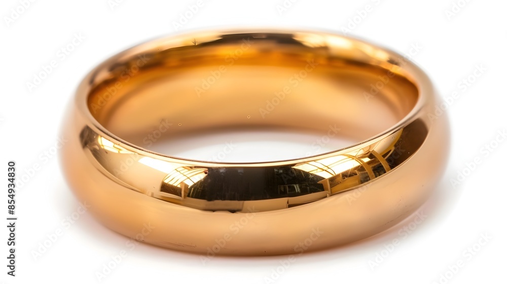 Stunning Golden Wedding Ring Symbolizing Love and Commitment Stunning Golden Wedding Ring Symbolizing Love and Commitment