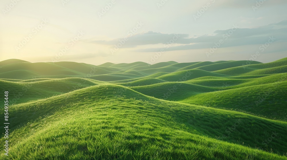 Organic Flowing Green Lines Modern Art Organic Flowing Green Lines Modern Art