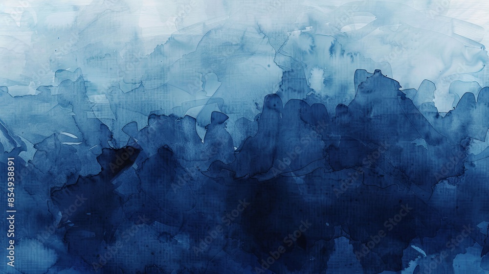 Abstract Dark Blue Watercolor Paint Texture Abstract Dark Blue Watercolor Paint Texture