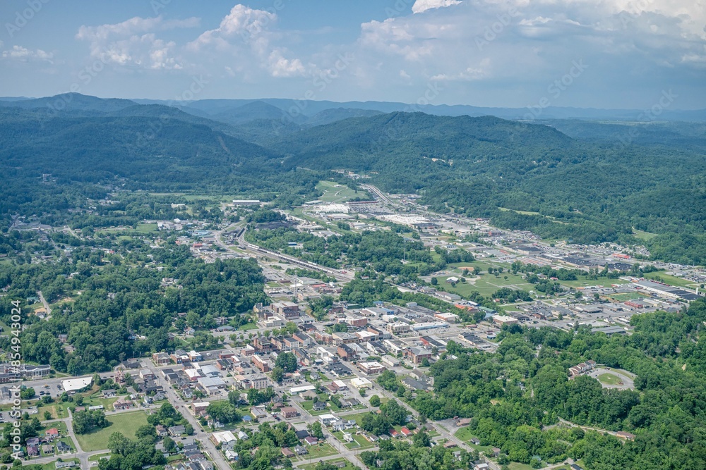 Naklejka premium mountain view