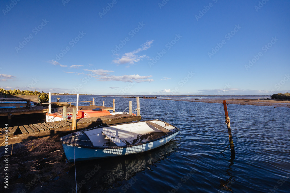 Fototapeta Kororoit Creek Historic Fishing Village in Australia