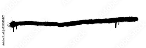 Urban graffiti grunge rough underline handdrawn brushstroke. Bold sprayed freehand stripe and paint shape. Street art doodle scribble.