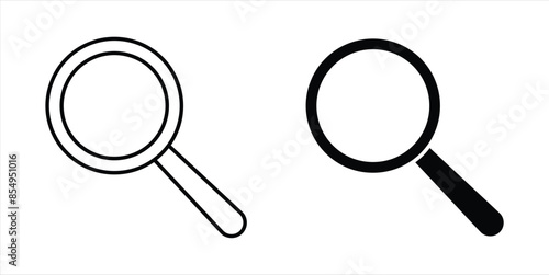 Magnifier icon vector illustration