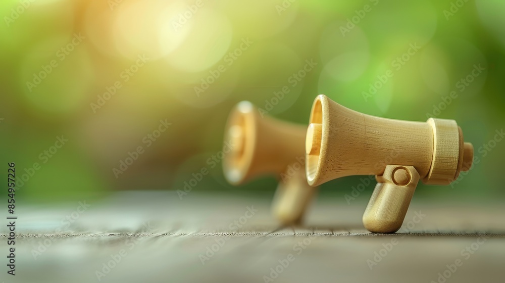 Minimalist icon of a megaphone with a dollar sign, representing marketing. Bright and clear with space for text on the right. Minimalist icon of a megaphone with a dollar sign, representing marketing. Bright and clear with space for text on the right.