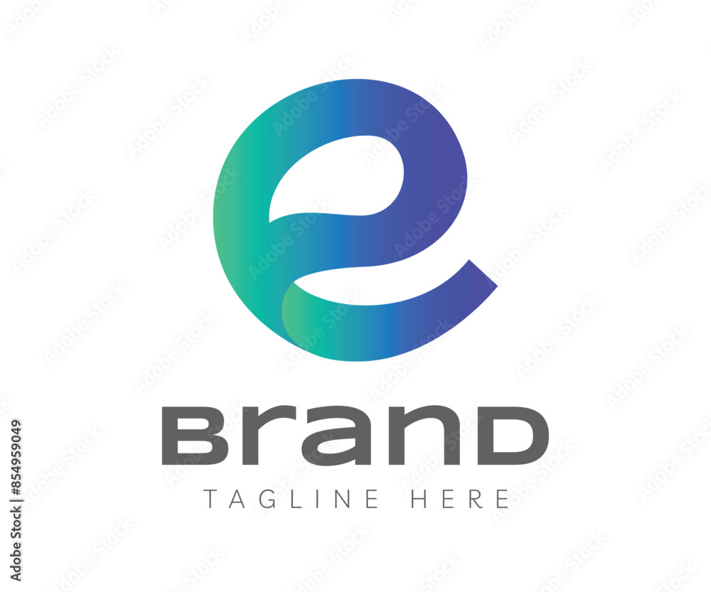 Fototapeta premium Letter E logo icon design template elements. Usable for Branding and Business Logos. 