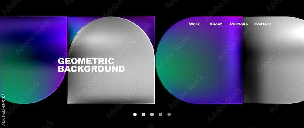 Geometric abstract glassmorphism with circles and squares. Vector Illustration For Wallpaper, Banner, Background, Card, Book Illustration, landing page Geometric abstract glassmorphism with circles and squares. Vector Illustration For Wallpaper, Banner, Background, Card, Book Illustration, landing page