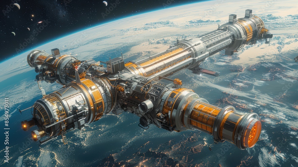 spaceship in space spaceship in space