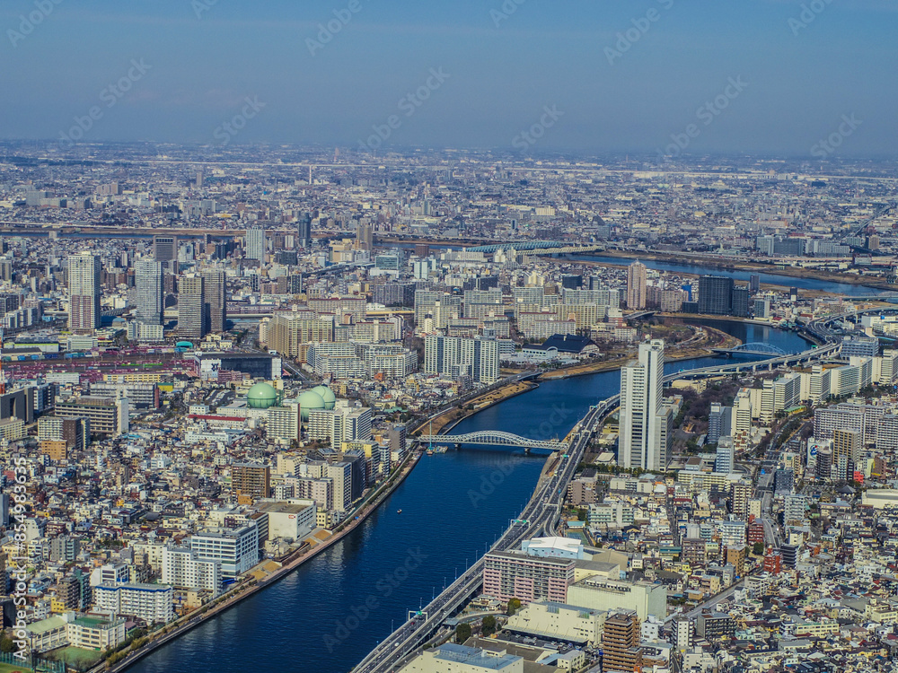 Fototapeta premium 【東京都】東京スカイツリーからの眺望