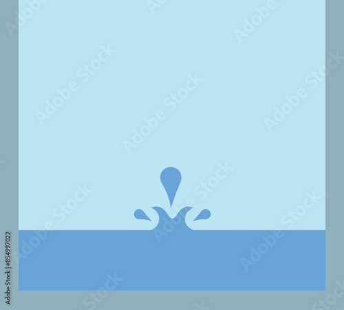 Water Tank Filled Water