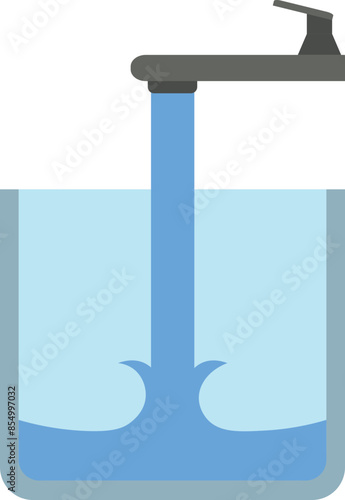 Running Water Drop From Water Tap