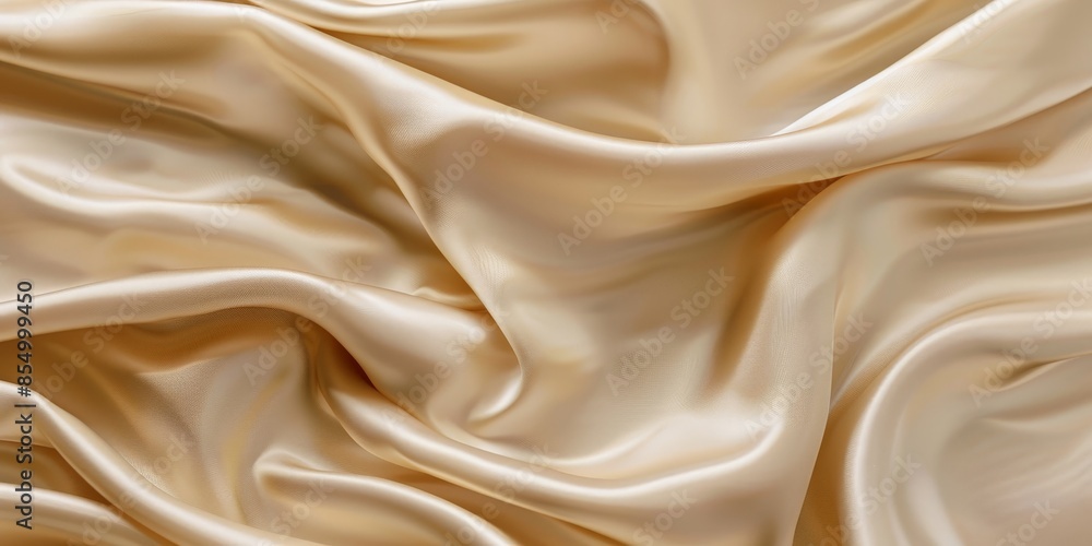 Luxurious Beige Fabric Drape Elegance Luxurious Beige Fabric Drape Elegance