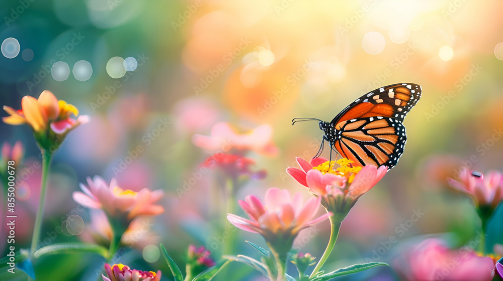 butterfly on a flower butterfly on a flower