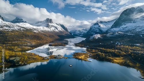 lake in the mountains