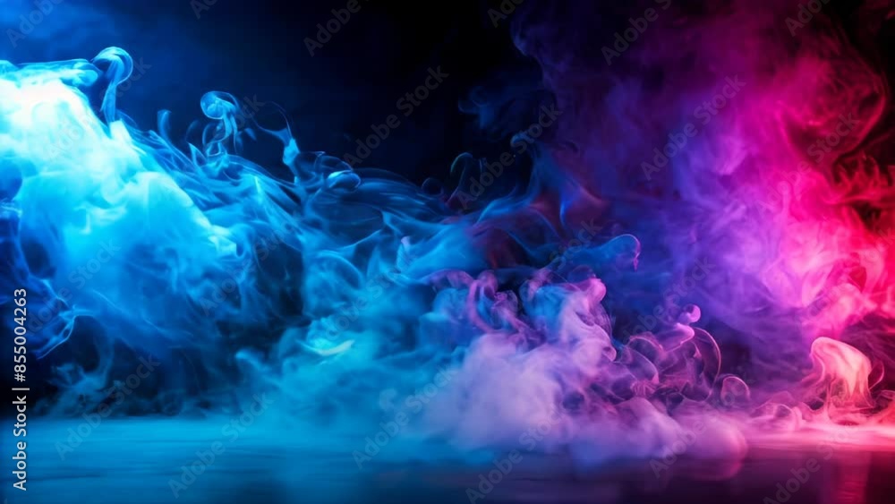 Abstract background with pink and blue smoke Abstract background with pink and blue smoke