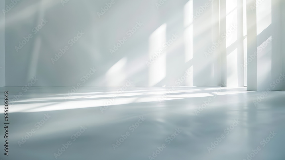 Gray shadow and light blur abstract background on white wall from window. Architecture stripe dark shadows indoor in room background, monochrome, black and white Gray shadow and light blur abstract background on white wall from window. Architecture stripe dark shadows indoor in room background, monochrome, black and white