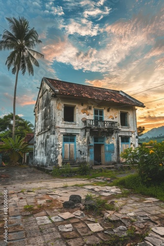 Traditional house with fresh view