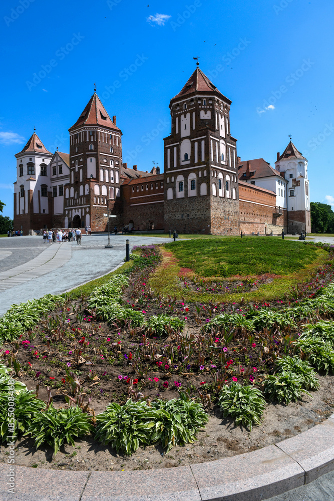 Fototapeta premium View at the castle of Mir in Belarus