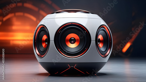 Future audio peripheral speaker design concept