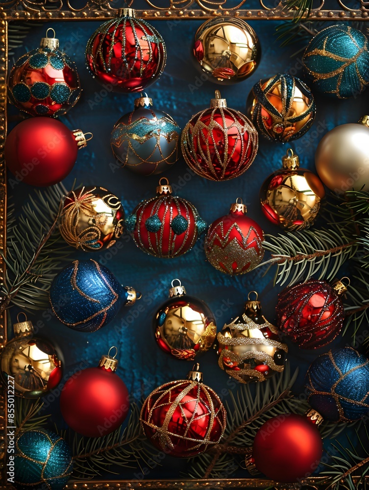 Festive Ornament Border Festive Ornament Border