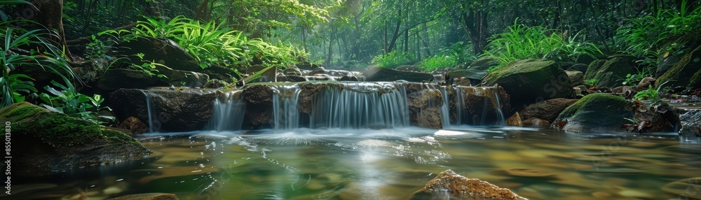 Obraz premium Traditional house with fresh view