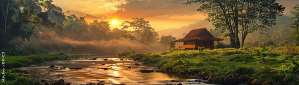 Traditional house with fresh view Traditional house with fresh view