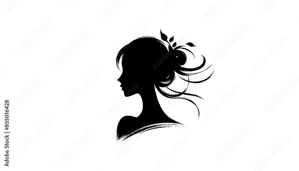 Silhouette Illustration of a woman