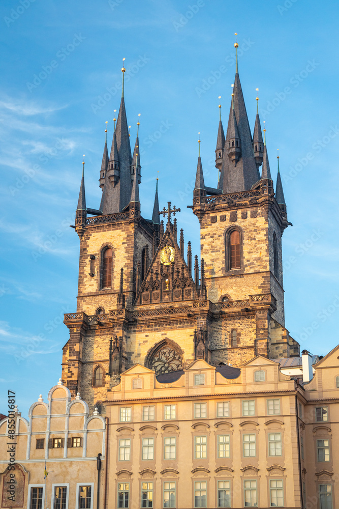 Church of Our Lady before Tyn at the Old Town Square in Prague, Czech Republic, Europe. Church of Our Lady before Tyn at the Old Town Square in Prague, Czech Republic, Europe.