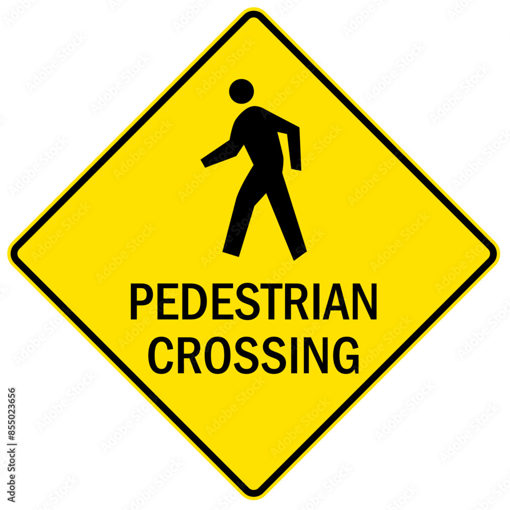 Pedestrian walkways sign pedestrian crossing Pedestrian walkways sign pedestrian crossing