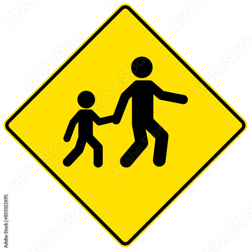 Pedestrian walkways sign