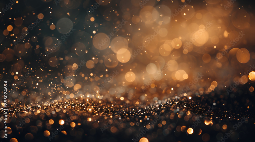 composition of gold particles with a depth of field 3d render, glitter vintage lights background. gold and black. de-focused
composition of gold particles with a depth of field 3d render, glitter vintage lights background. gold and black. de-focused