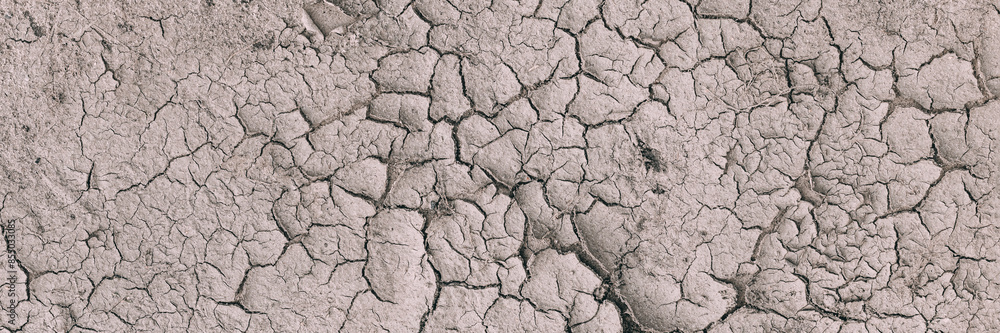 Background Of Brown Dry Cracked Soil Dirt Or Earth During Drought. Dry Cracked Earth Depicting Severe Drought Conditions. Panorama Background Of Brown Dry Cracked Soil Dirt Or Earth During Drought. Dry Cracked Earth Depicting Severe Drought Conditions. Panorama