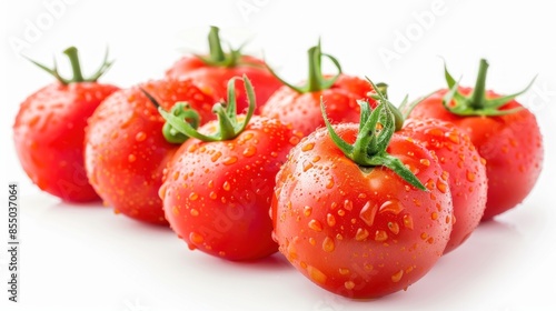 tomatoes isolated on white background 