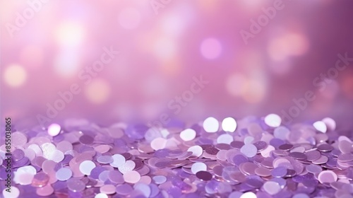 Sparkling Purple Bokeh Background for Elegant Designs
