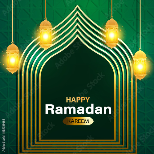 Happy muharram backgroud, muharram festival muslim holiday suitable for greeting card, poster, flyer